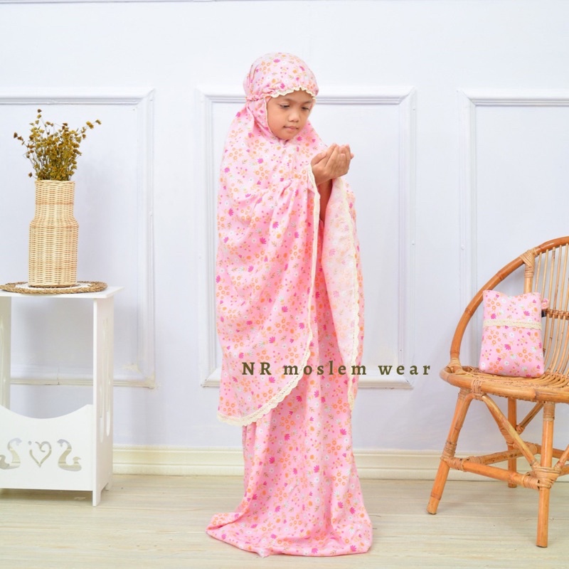 MUKENA ANAK MOTIF , MUKENA ANAK LUCU , MUKENA ANAK KARAKTER , MUKENA TRAVEL kode MA-12