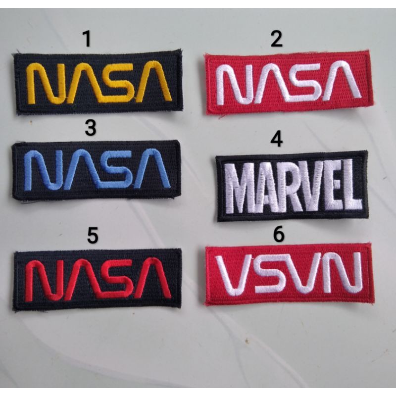 bordiran patch kecil nasa