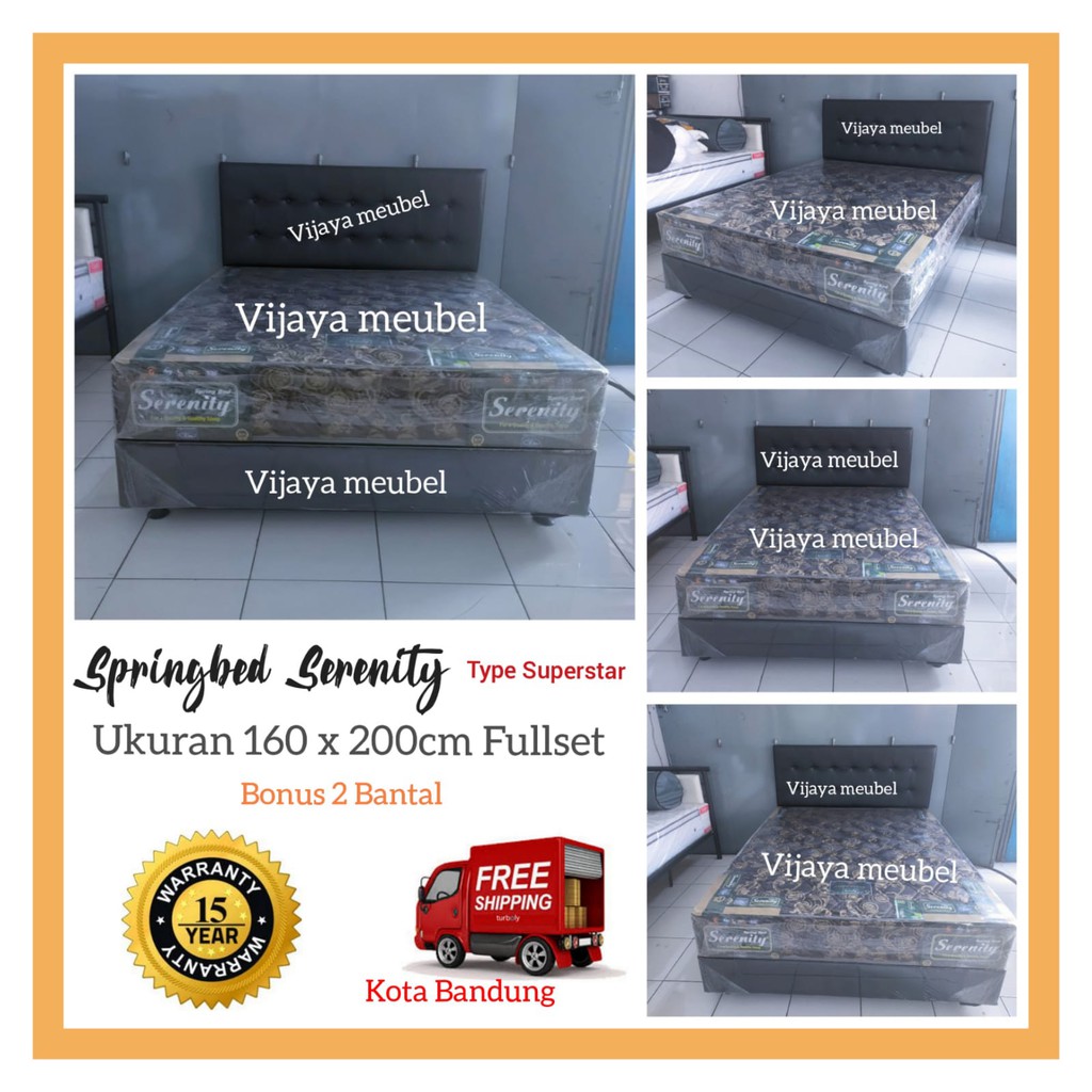 Springbed elite serenity superior 160x200 fullset