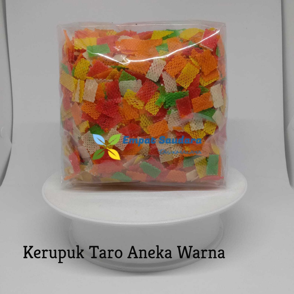 

KERUPUK TARO RAINBOW KEMASAN 500 GR