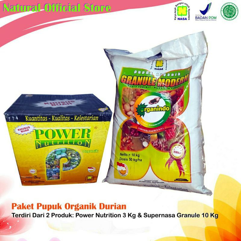 Paket jumbo pupuk organik nasa untuk durian
