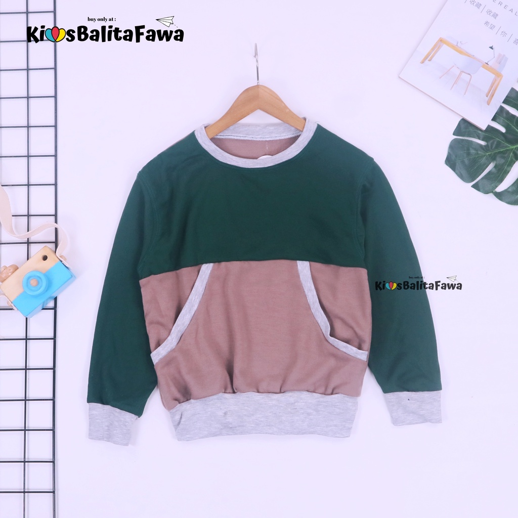 [UNIVERSAL] Sweater Joe uk 1-4 Tahun /  Baju Anak Perempuan Laki Polos Model Switer Tebal Outwear