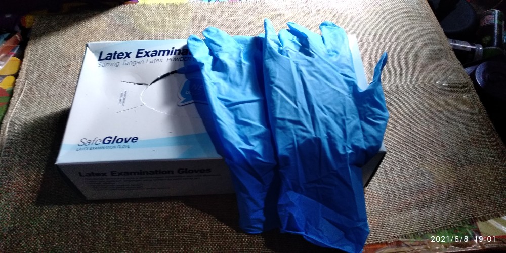 Sarung Tangan Nitrile Medis Handscoon Latex Steril