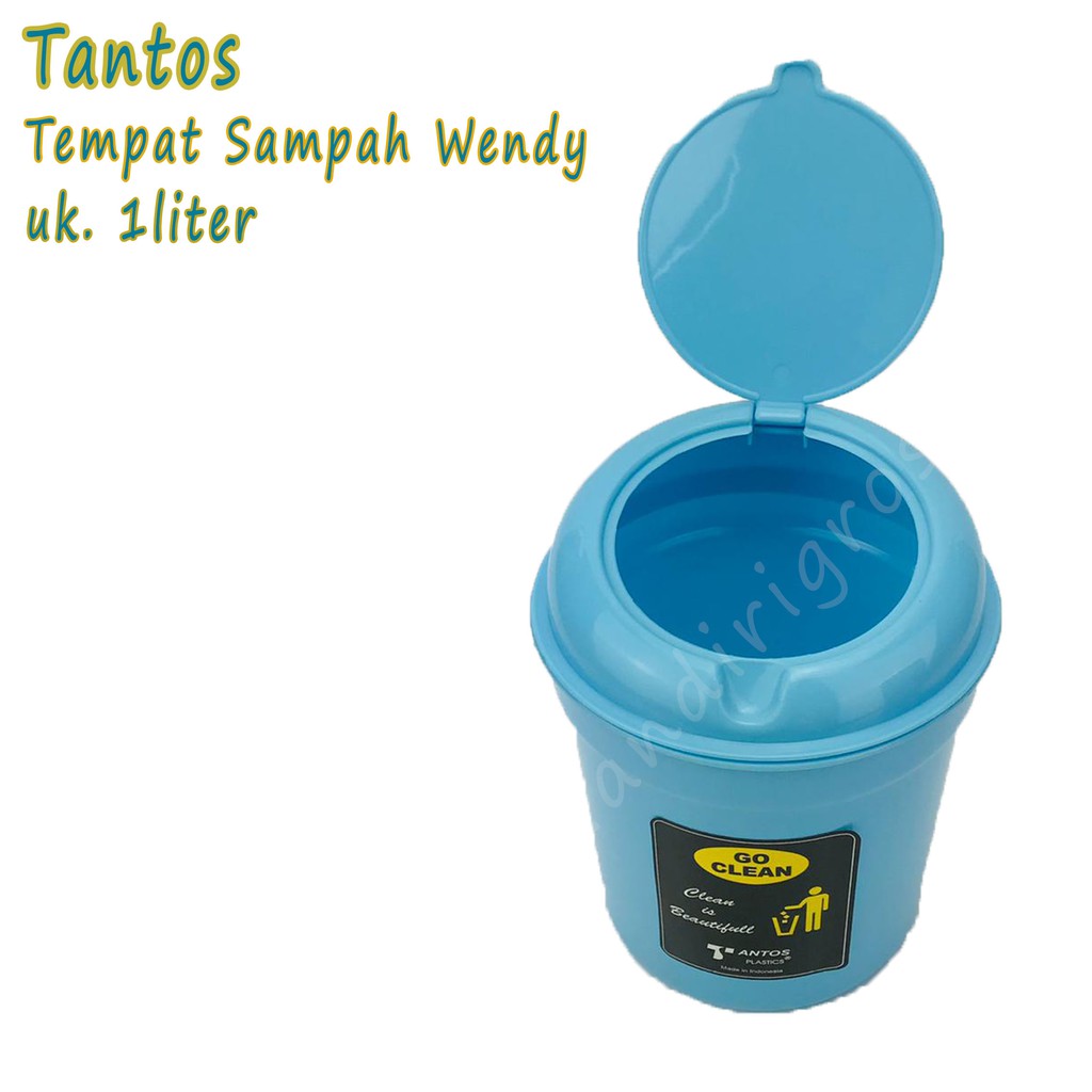 Tempat Sampah * Wendy * Tantos * (5037) * 2.5liter * (5017) * 1 liter