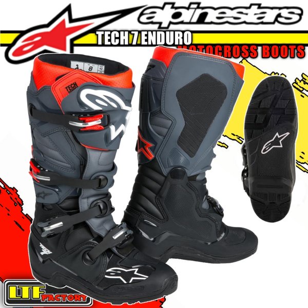 Jual ALPINESTARS TECH 7 Boots - Sepatu Adventure Cross Enduro Kompetisi ...