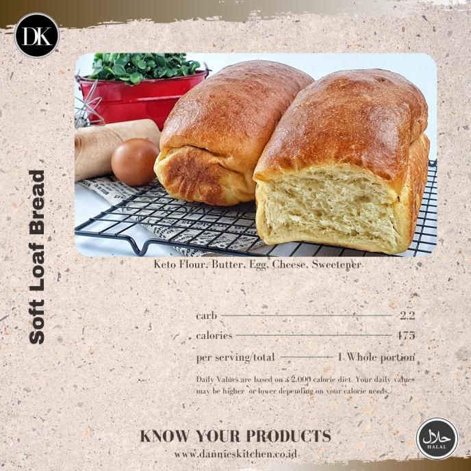 

Roti Tawar Lembut (Soft Loaf Bread) KETO