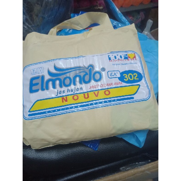 Jas Hujan Stelan Jaket Celana Anak / Elmondo Nouvo Banyak Warna / Elmondo 302