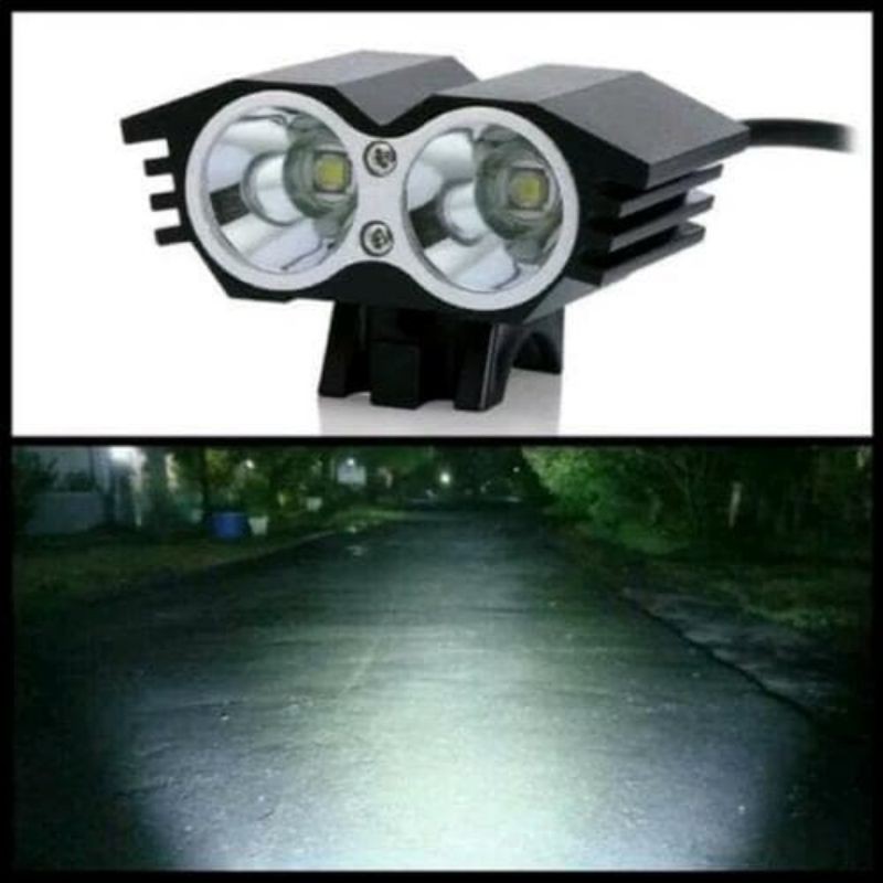 Lampu tembak 2 led burung hantu