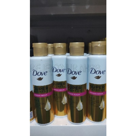 Dove Super Shampoo 3 in 1 Serum Shampoo Atasi Rambut Rontok, Anti Ketombe, Anti Lepek 125ML