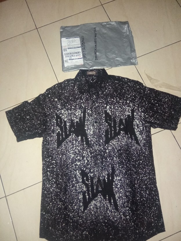 Kemeja Batik Pria Prin Full Katun .m L Xl Xxl