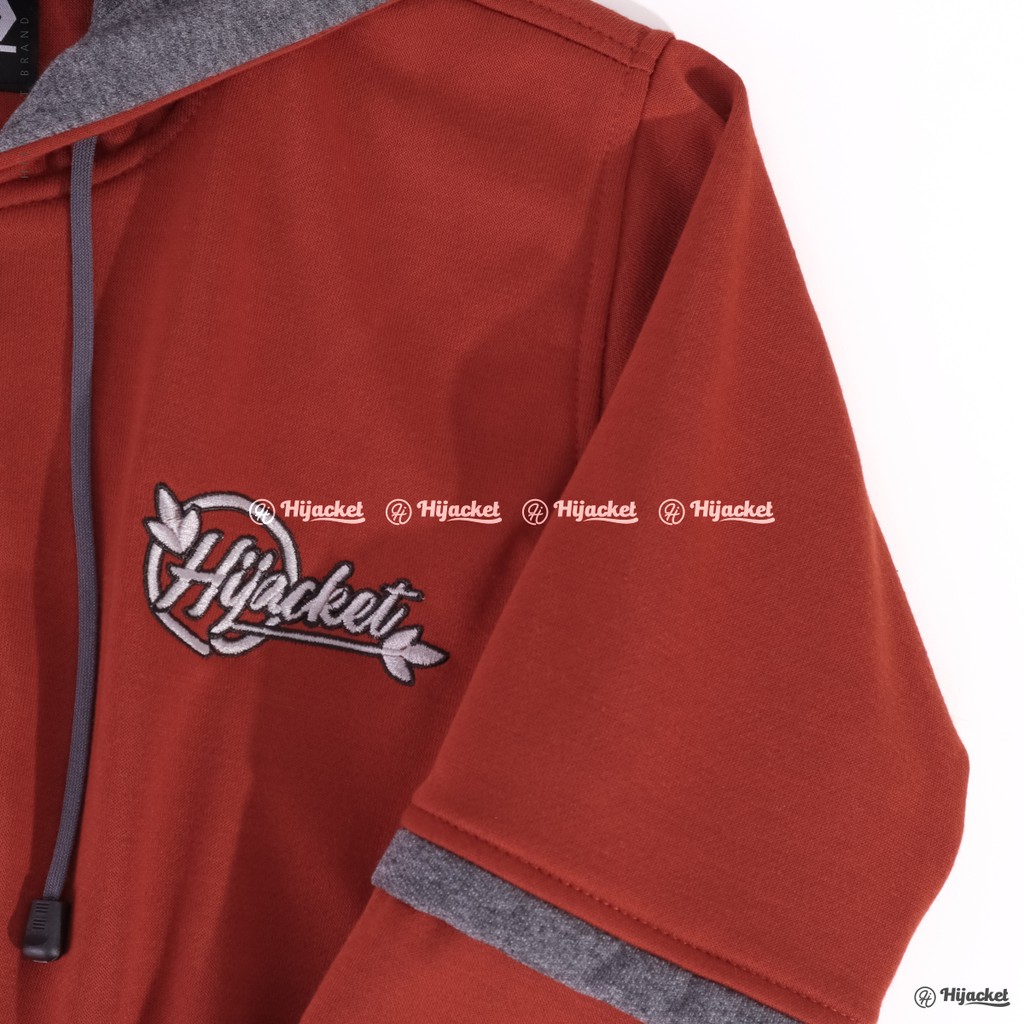 Jaket Muslimah Aurelia Teracotta Brand Hijacket Premium Quality Size XXL-3