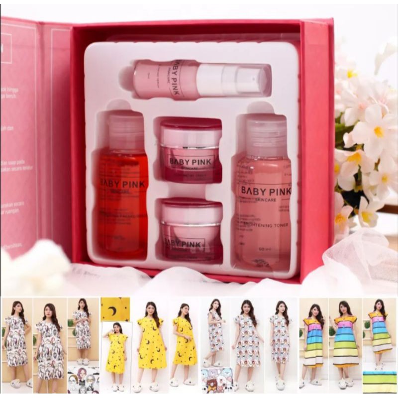 Paket 5in1 Baby Pink Babypink Skincare Skincare 100% Original