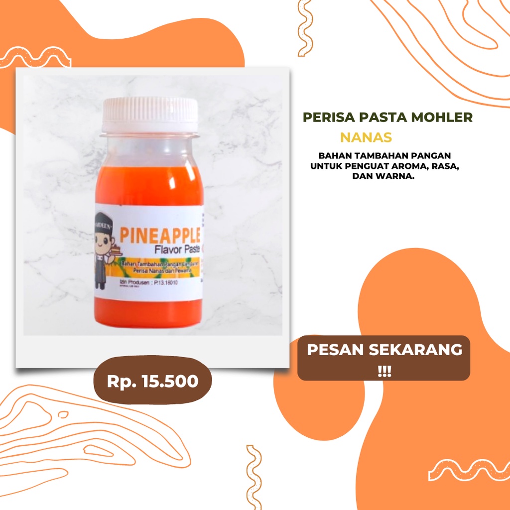

⚡COD⚡ PERISA PASTA PEWARNA MOHLER NANAS / PINEAPPLE 60gr / PERISA PASTA MOHLER NANAS / PINEAPPLE 60gr / PERISA PASTA MOHLER NANAS / PINEAPPLE 60gr COCOK UNTUK TAMBAHAN BAHAN ICE CREAM DAN COCOK UNTUK MINUMAN BERBUKA PUASA / MOHLER Pasta perisa NANAS / PIN
