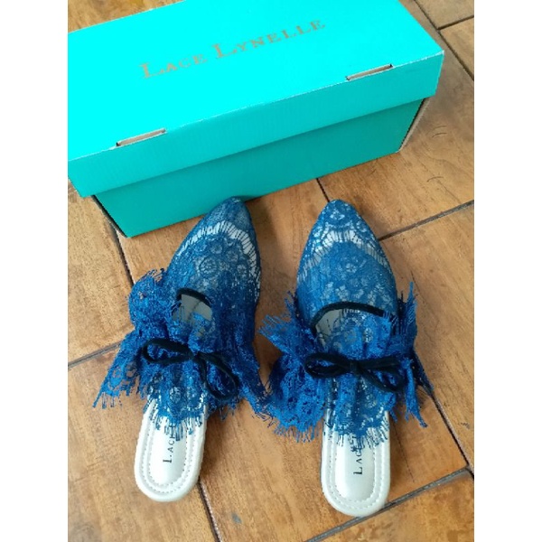 lynelle flatshoes / lynelle shoes /sepatu kondangan /flatshoes renda /lace flatshoes/ sepatu renda /