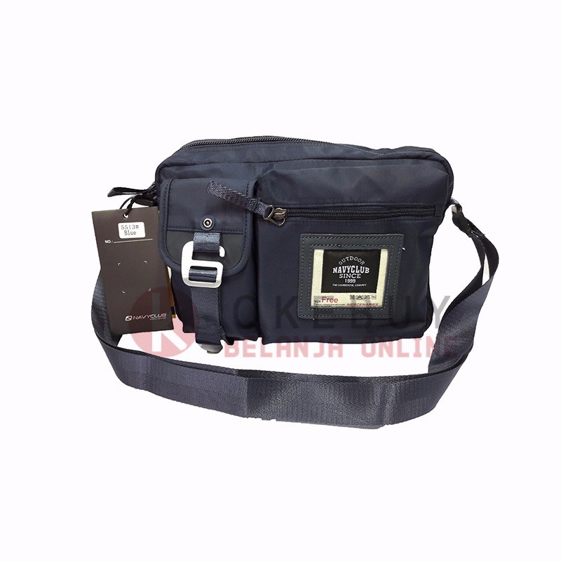 Tas Selempang Navy Club 5513 Blue F-16