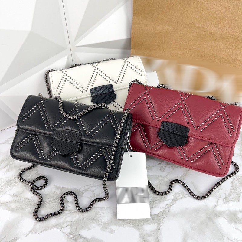 Tas Selempang Wanita ZR Import Elegancia Crossbody Import Tas Sling Bag Kekinian Berkualitas