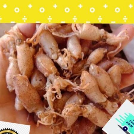 

Promo Awal tahun ikan asin baby cumi/ anak cumi/ cumi kecil/ kering/ garing/ 100 gr Promo Awal tahun
