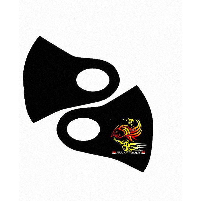 MASKER COSTUM LOGO SENDIRI TOKO