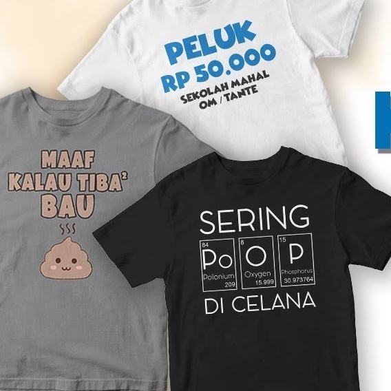 Kaos Anak-anak Custom Design Sesuka Hati Sablon DTF