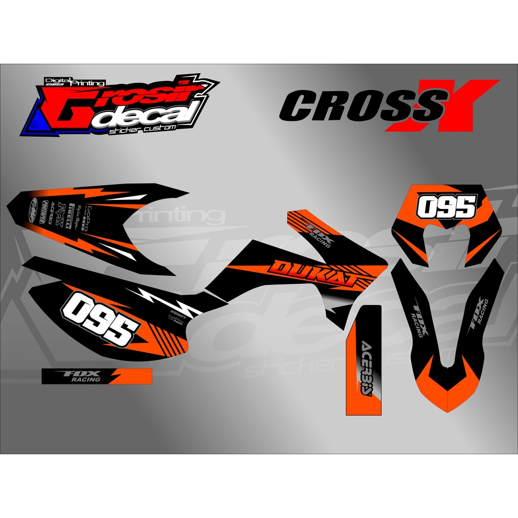 DECAL STICKER VIAR CROSS X 150 DECAL STICKER VIAR CROSS 200 GT