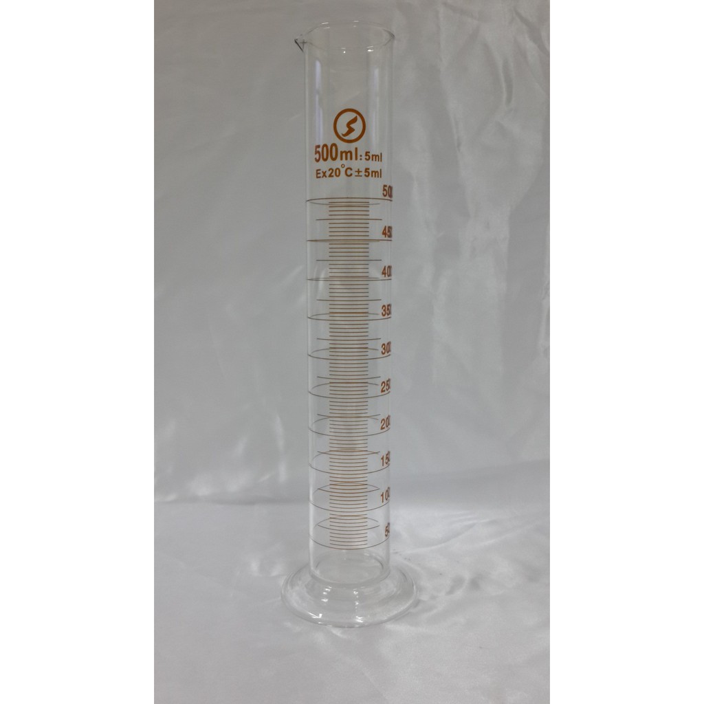 Gelas Ukur 500ml / Silinder Ukur 500ml Kaca Tebal – Alat Ukur Laboratorium – Panca Sakti