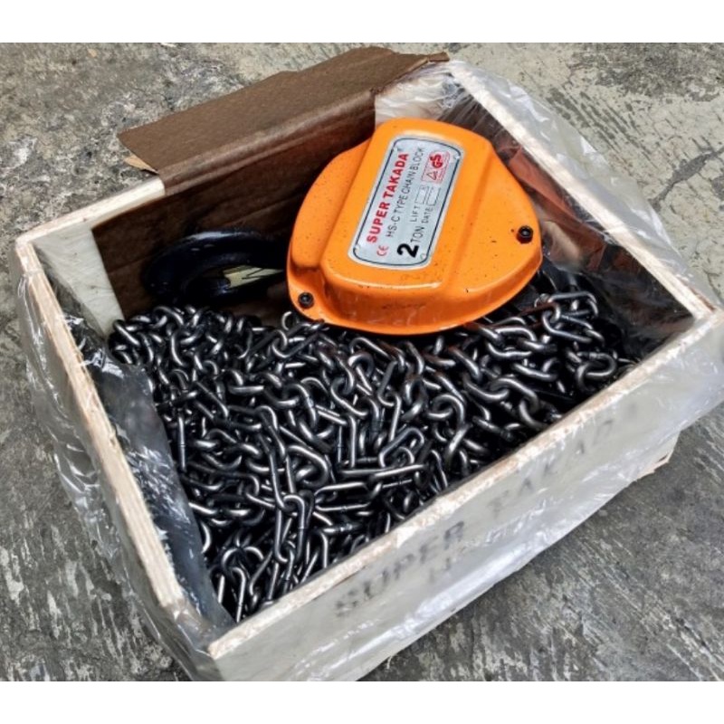 Chain Block Takel 2x10m Super Takada