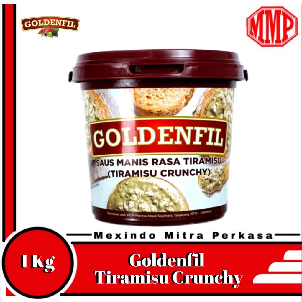 

GOLDENFIL Selai (TIRAMISU CRUNCHY) 1KG