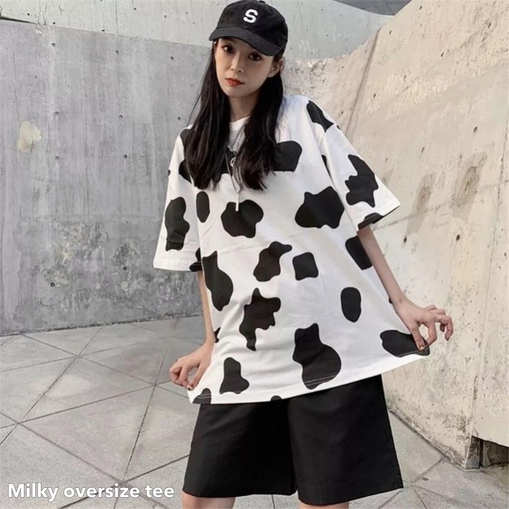 Milky oversize tee -Thejanclothes