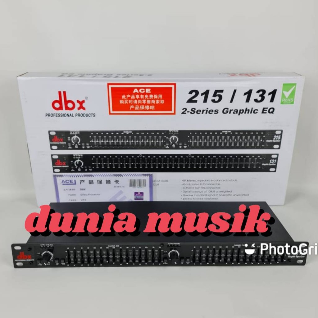 equalizer dbx 215 dbx215 - dbx215