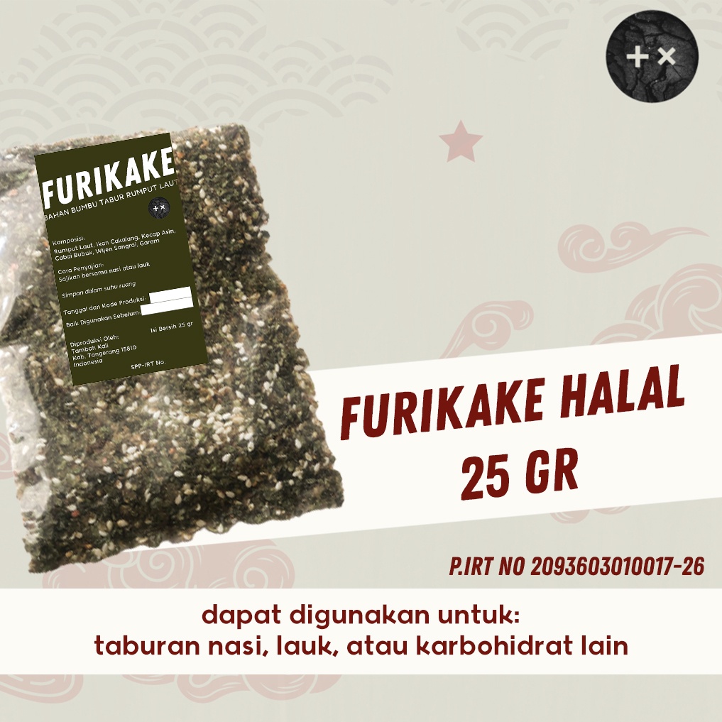 

Furikake Ikan Halal 25gr