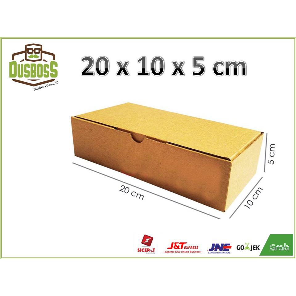 

Kardus uk. 20x10x5 cm model Die Cut untuk kotak Aksesoris