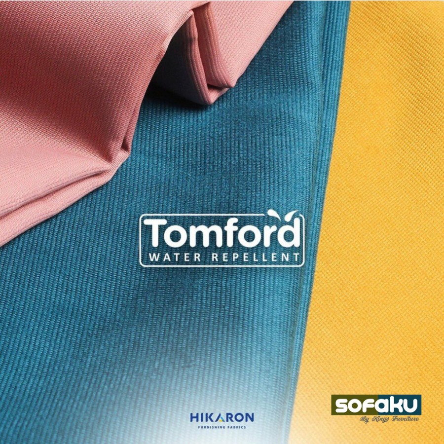 Tomford Hikaron Kain Textile Bantal - Kain Kanvas Sofa