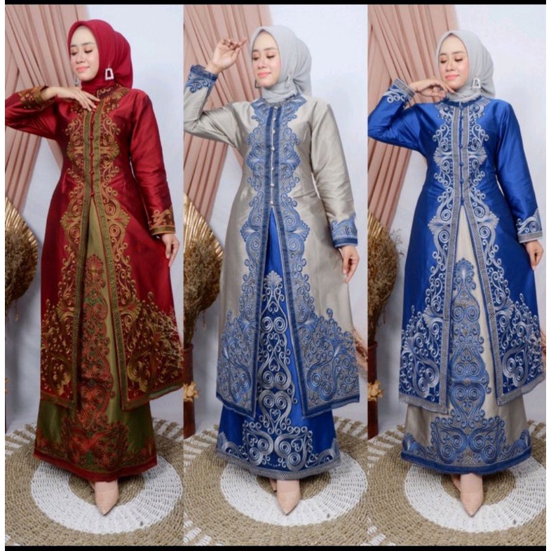 KEBAYA MODERN//SET JOM JOM//FASHION MUSLIM WANITA