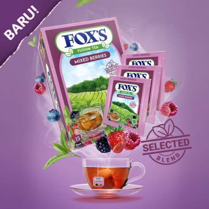 FOX'S Fusion Tea Mixed Berries / Lychee