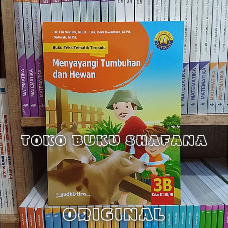 Paket 4 Buku Tematik Terpadu Yudhistira 3A 3B 3C 3D K13 Edisi Revisi Kelas 3 SD ORI