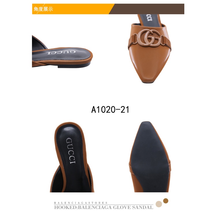 GC  GG Logo Flat Women Shoes #A1020-21