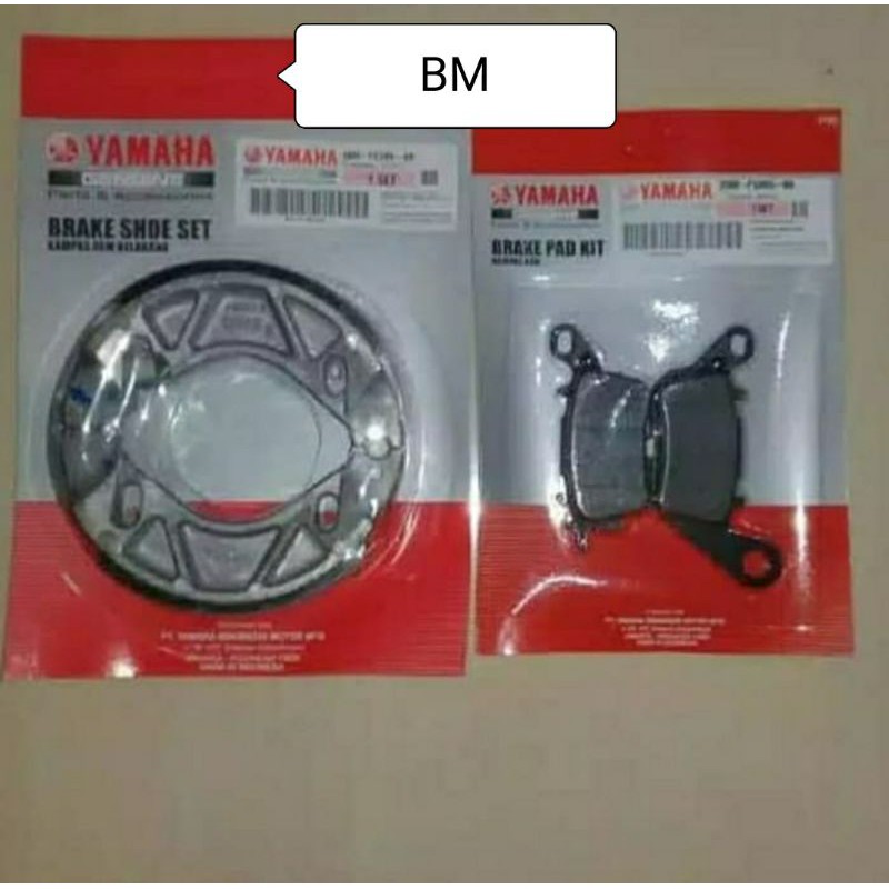 KAMPAS REM DEPAN BELAKANG YAMAHA MIO M3/MIO Z ASLI ORI BERKUALITAS