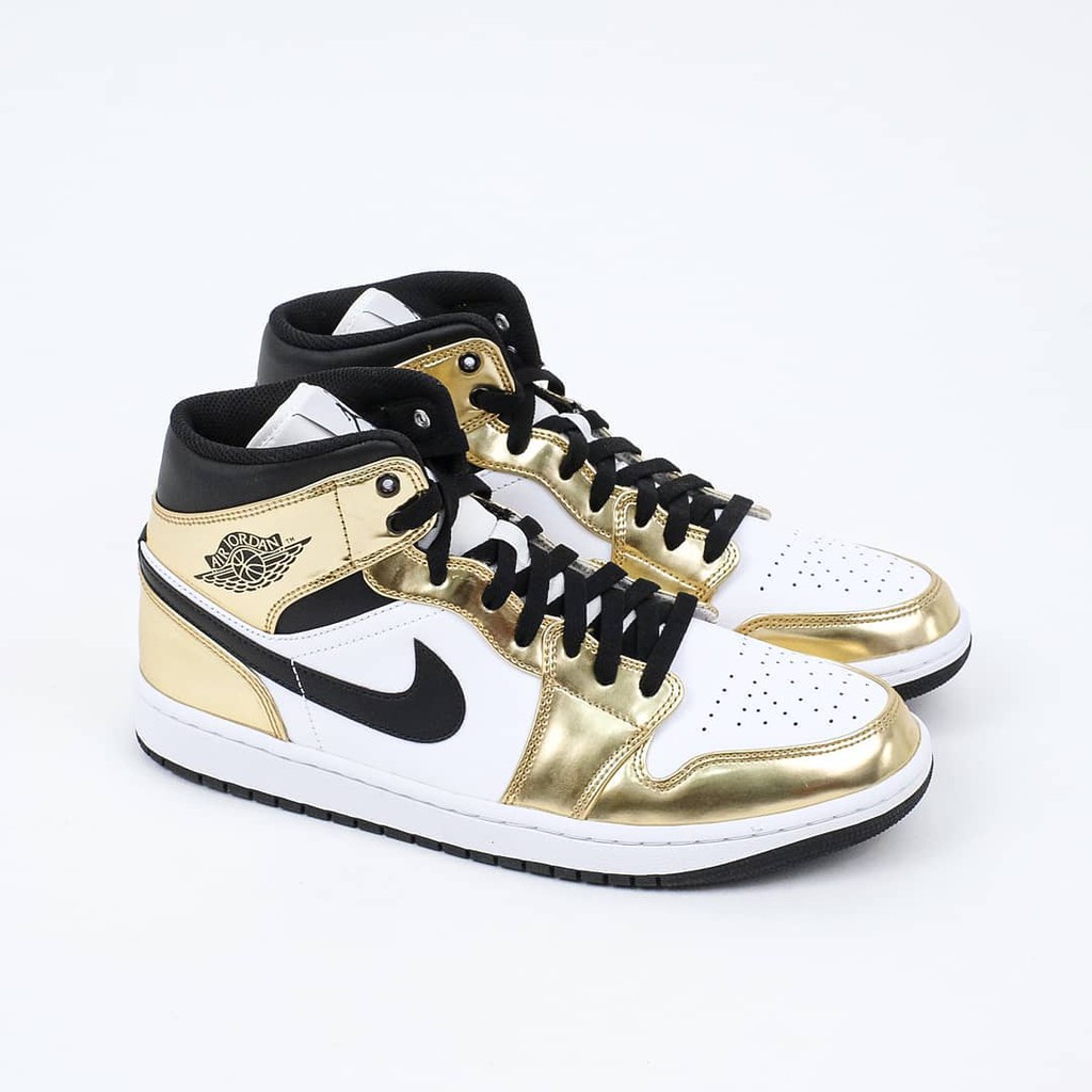 Air Jordan 1 Mid SE Metallic Gold