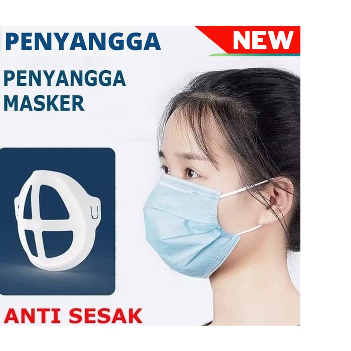 PENYANGGA MASKER MASK BRACKET SUPPORT 3D  ANTI PENGAP UNTUK SIRKULASI UDARA