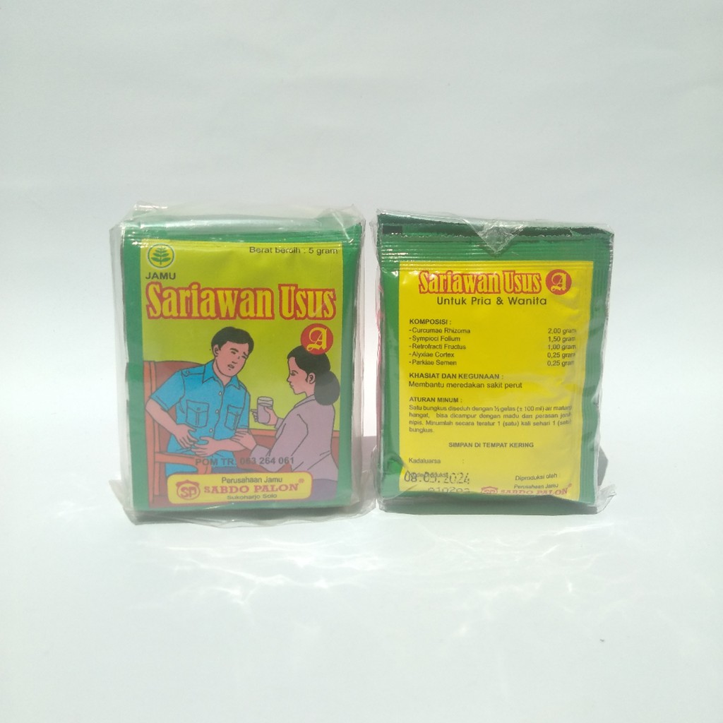 Jamu Tradisional Sariawan Usus Sabdo Palon Isi 10 Bungkus