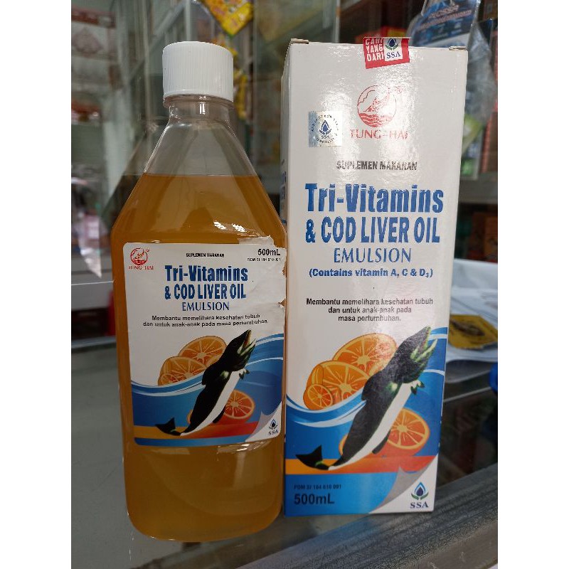 Tung Hai Syrup Tri Vitamins & COD Liver Oil Emulsion