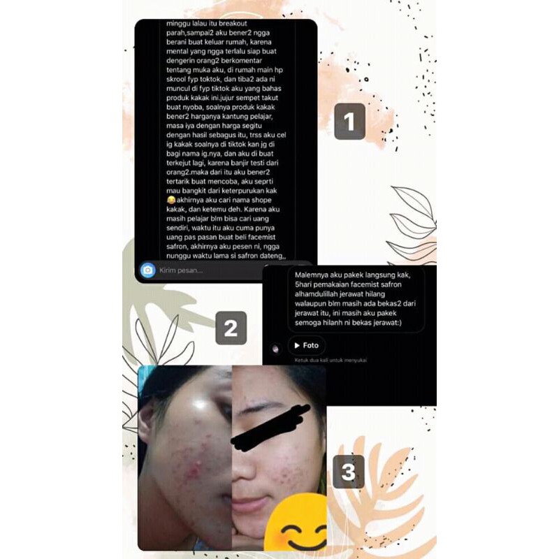 Face mist saffron/toner saffron