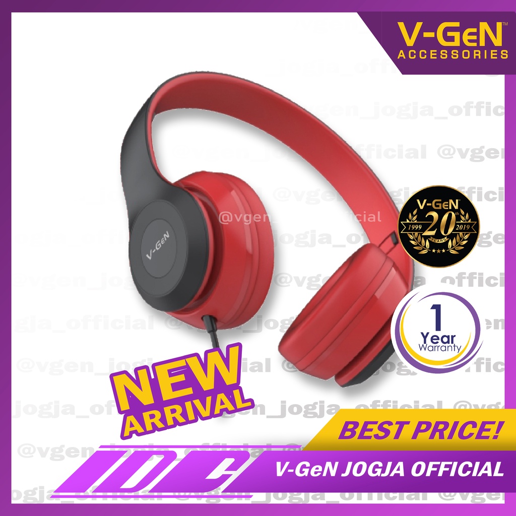 Headset V-GeN VHD1-07 Extra Bass VGEN