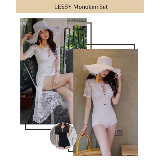 LESSY Bikini Set / Bikini Korea / Monokini / Bikini Murah / Swimsuit / Two Pieces