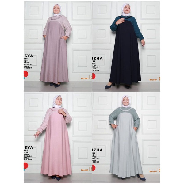 Gamis Balimo - Anasya longdress  ukuran jumbo