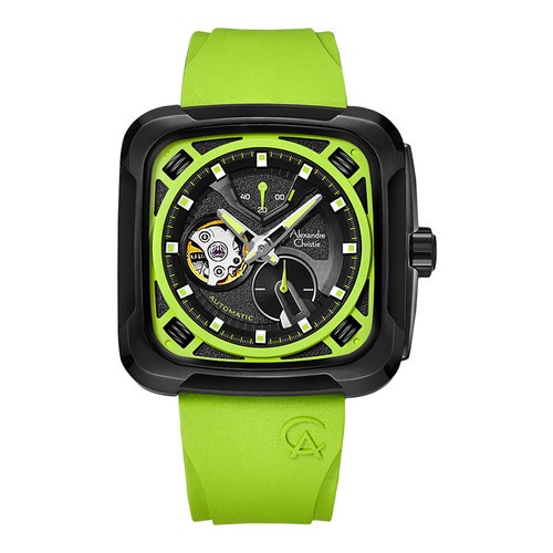 Jam Tangan Pria Alexandre Christie AC 6577 MA RIPBALE Automatic Open