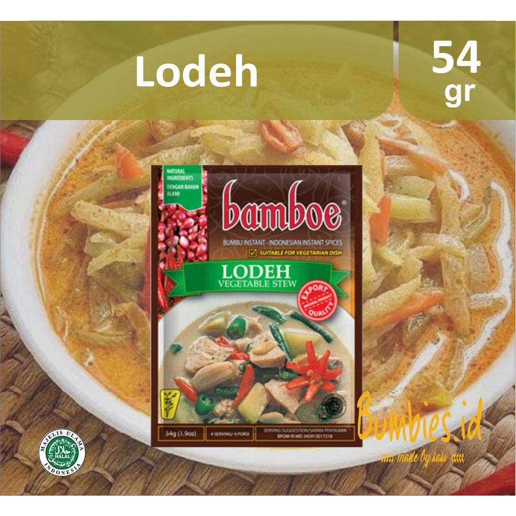 Bumbu Bamboe Lodeh | Vegetable stew | Sayur Lodeh | Bumbu Instan