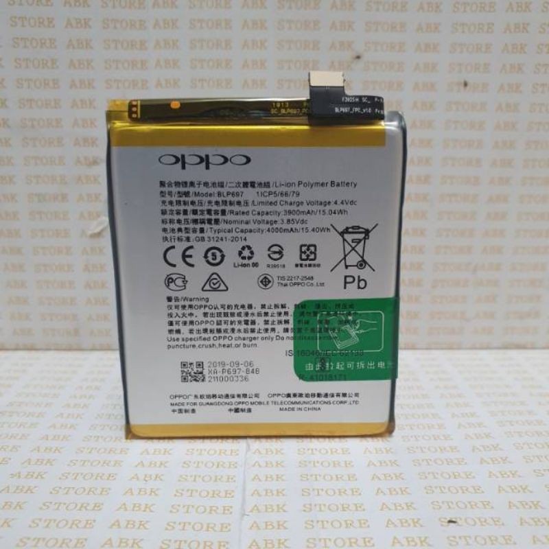 Batre Baterai Battery OPPO F11 Pro BLP697 Original 100%