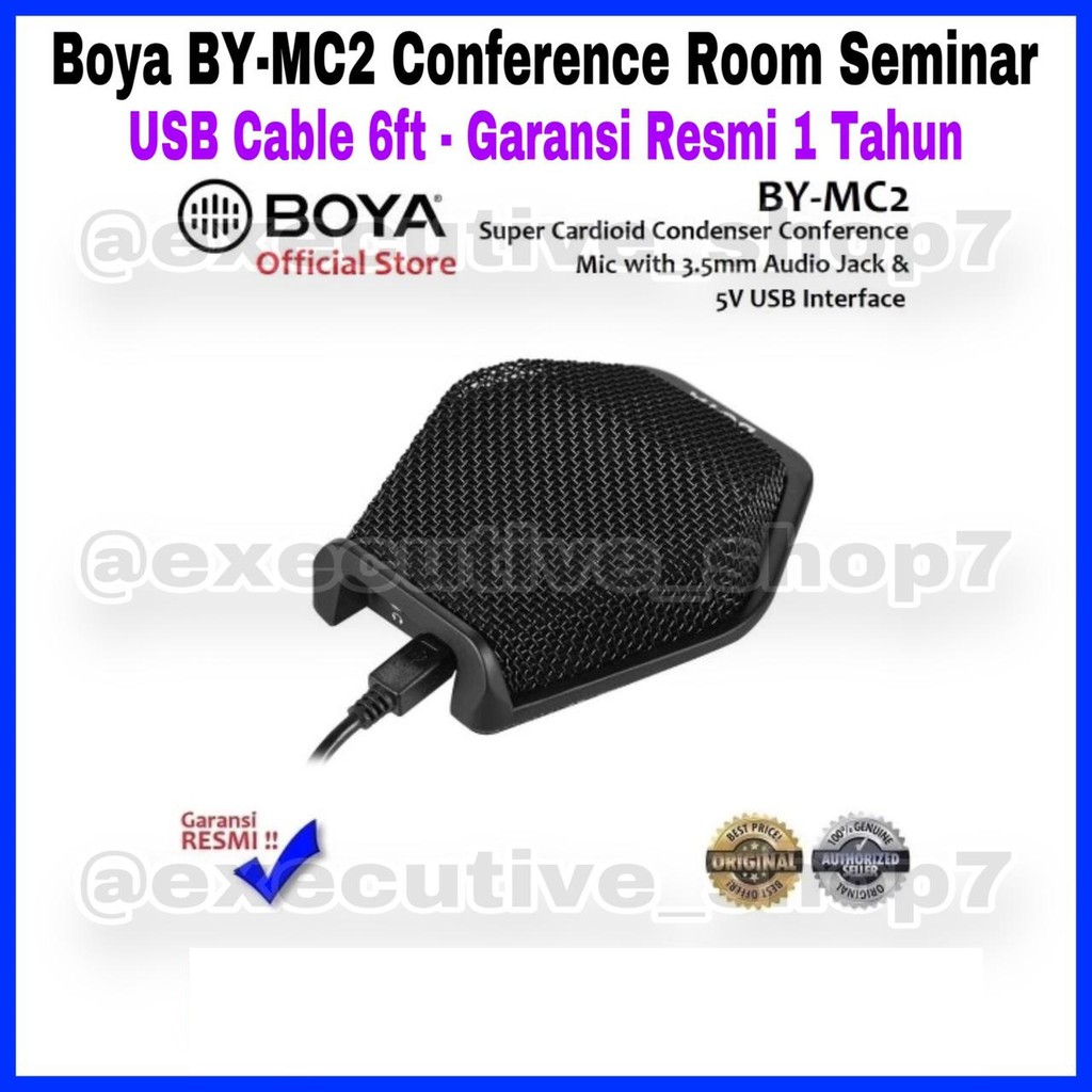 Boya BY-MC2 Conference Room Seminar - USB Cable 6ft - Garansi Resmi 1 Tahun