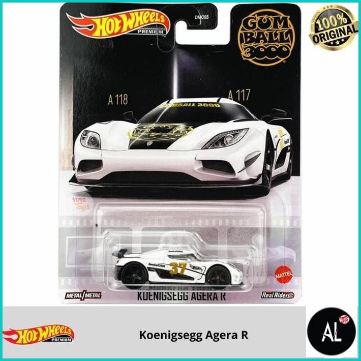 Al Hot Wheels Premium Retro Koenigsegg Agera R Gum Ball Hotwheels